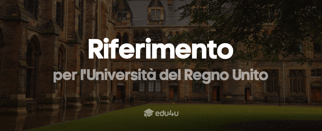 Riferimento per l'Università del Regno Unito